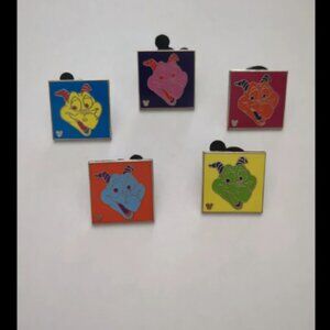 Walt Disney World Dragons Set Of Five Hidden Mickey Pins